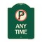 Signmission Anytime No Parking Symbol Heavy-Gauge Aluminum Architectural Sign, 24" x 18", G-1824-24342 A-DES-G-1824-24342 - alternate 1